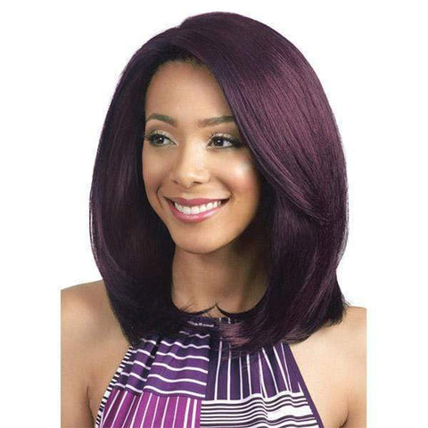 Bobbi Boss Human Hair Blend Lace Wigs Bobbi Boss Human Hair Blend 4x4 Swiss Lace Front Wig - MBLF100 ARIANO