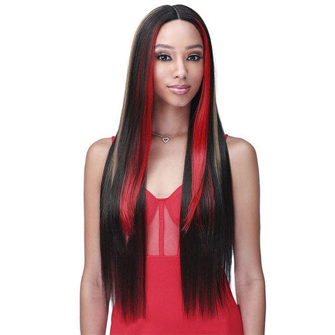 Bobbi Boss Human Hair Blend Lace Wigs Bobbi Boss Human Hair Blend 5" Deep Part Lace Front Wig - MBLF31 EILISH