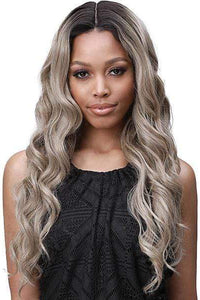 Bobbi Boss Human Hair Blend Lace Wigs Bobbi Boss Human Hair Blend Extreme Part Lace Front Wig - MBLF230 SANA - Unbeatable