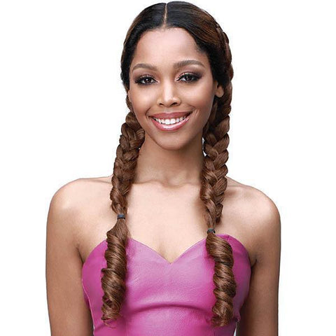 Bobbi Boss Human Hair Blend Lace Wigs Bobbi Boss Human Hair Blend Extreme Part Lace Front Wig - MBLF250 JOLENE