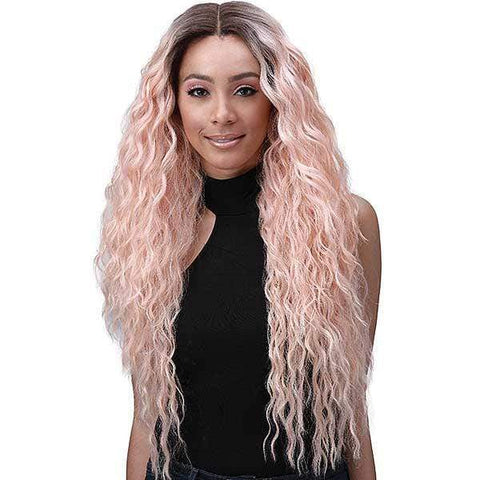 Bobbi Boss Human Hair Blend Lace Wigs Bobbi Boss Human Hair Blend Pre-Plucked Swiss Lace Front Wig - MBLF280 IVANA