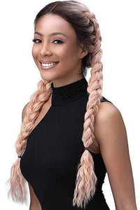 Bobbi Boss Human Hair Blend Lace Wigs Bobbi Boss Human Hair Blend Pre-Plucked Swiss Lace Front Wig - MBLF280 IVANA