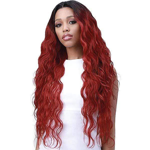 Bobbi Boss Human Hair Blend Lace Wigs Bobbi Boss Miss Origin Human Hair Blend 13X6 Frontal Lace Wig - MOGLWBO32 BODY WAVE 32