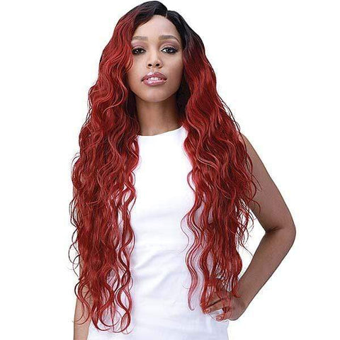 Bobbi Boss Human Hair Blend Lace Wigs Bobbi Boss Miss Origin Human Hair Blend 13X6 Frontal Lace Wig - MOGLWBO32 BODY WAVE 32