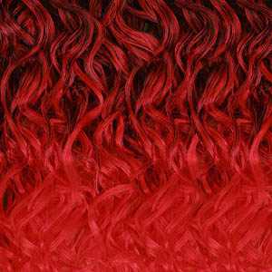 Bobbi Boss Human Hair Blend Lace Wigs TT1B/RED Bobbi Boss Human Hair Blend Lace Front Wig - MBLF160 LACINA