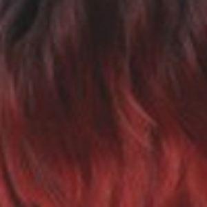 Bobbi Boss Human Hair Blend Lace Wigs TTNAT/RED Bobbi Boss Miss Origin Human Hair Blend 13X6 Frontal Lace Wig - MOGLWOC26 OCEAN WAVE 26
