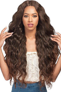 Bobbi Boss Human Hair Blended (Multi Pack) Bobbi Boss Miss Origin Designer Mix 12A Weave Bundle - NATURAL BODY WAVE 3PC + Free Closure