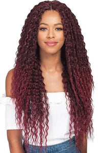 Bobbi Boss Human Hair Blended (Multi Pack) Bobbi Boss Miss Origin Designer Mix 12A Weave Bundle - NATURAL BRAZILIAN WAVE 3PC + Free Closure