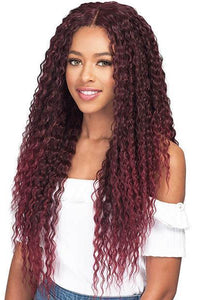 Bobbi Boss Human Hair Blended (Multi Pack) Bobbi Boss Miss Origin Designer Mix 12A Weave Bundle - NATURAL BRAZILIAN WAVE 3PC + Free Closure