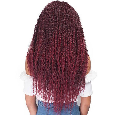 Bobbi Boss Human Hair Blended (Multi Pack) Bobbi Boss Miss Origin Designer Mix 12A Weave Bundle - NATURAL BRAZILIAN WAVE 3PC + Free Closure
