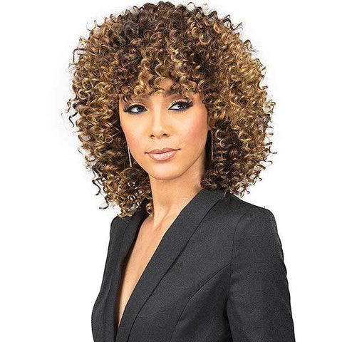 Bobbi Boss Miss Origin Designer Mix Human Hair Blend Short Weave - DEEP WAVE 3PC + Free Closure - SoGoodBB.com