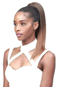 Bobbi Boss Miss Origin Tress Up Human Hair Blend Ponytail - MOD008 YAKY STRAIGHT 18" - SoGoodBB.com