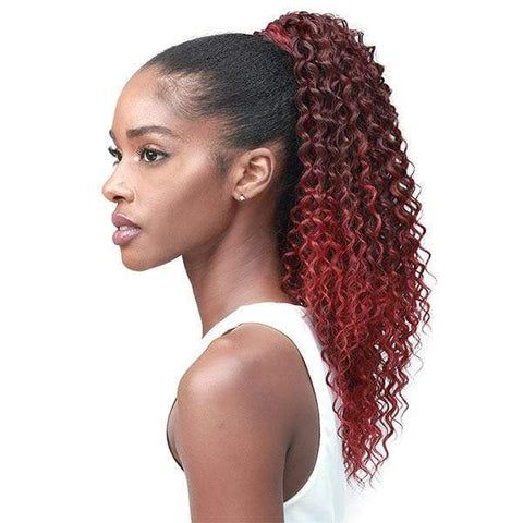 Bobbi Boss Miss Origin Tress Up Human Hair Blend Ponytail - MOD013 WATER WAVE 18" - SoGoodBB.com