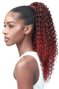 Bobbi Boss Miss Origin Tress Up Human Hair Blend Ponytail - MOD013 WATER WAVE 18" - SoGoodBB.com