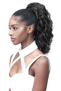 Bobbi Boss Miss Origin Tress Up Human Hair Blend Ponytail - MOD018 OCEAN WAVE 14" - SoGoodBB.com
