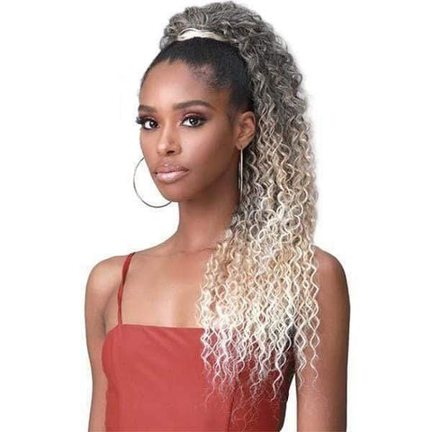 Bobbi Boss Miss Origin Tress Up Human Hair Blend Ponytail - MOD023 WATER WAVE 28" - Clearance - SoGoodBB.com