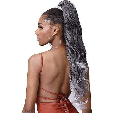 Bobbi Boss Miss Origin Tress Up Human Hair Blend Ponytail - MOD025 LOOSE CURL 28" - SoGoodBB.com
