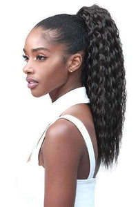 Bobbi Boss Ponytail Bobbi Boss Miss Origin Tress Up Human Hair Blend Ponytail - MOD016 BRAZILIAN WAVE 18"