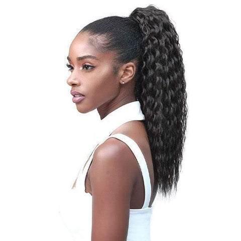 Bobbi Boss Ponytail Bobbi Boss Miss Origin Tress Up Human Hair Blend Ponytail - MOD016 BRAZILIAN WAVE 18"