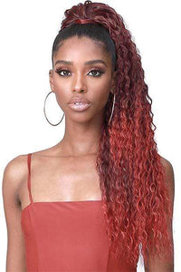 Bobbi Boss Ponytail Bobbi Boss Miss Origin Tress Up Human Hair Blend Ponytail - MOD026 BRAZILIAN WAVE 28"