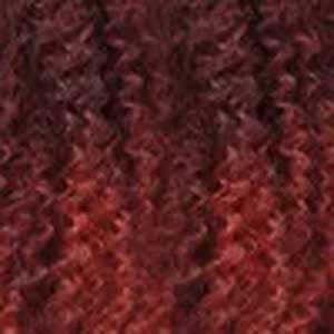 Bobbi Boss Ponytail TNAT/BURG Bobbi Boss Miss Origin Tress Up Human Hair Blend Ponytail - MOD023 WATER WAVE 28