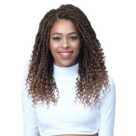 Bobbi Boss Synthetic Hair Lace Front Wig - MLF617 MICRO LOCS CURLY TIPS 22 - SoGoodBB.com