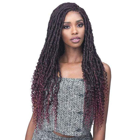 Bobbi Boss Synthetic Hair Lace Front Wig - MLF619 NU LOCS CURLY TIPS 30 - Clearance - SoGoodBB.com