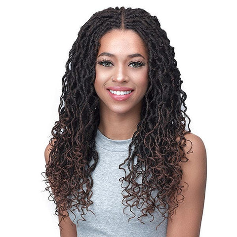 Bobbi Boss Synthetic Hair Lace Front Wig - MLF622 MICRO LOCS FEATHER TIPS 22 - SoGoodBB.com