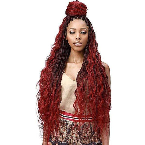 Bobbi Boss Synthetic Pre-Feathered Braid - 3X BOSS BRAID PF BODY WAVE 28" - SoGoodBB.com