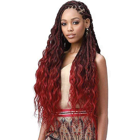Bobbi Boss Synthetic Pre-Feathered Braid - 3X BOSS BRAID PF BODY WAVE 28" - SoGoodBB.com