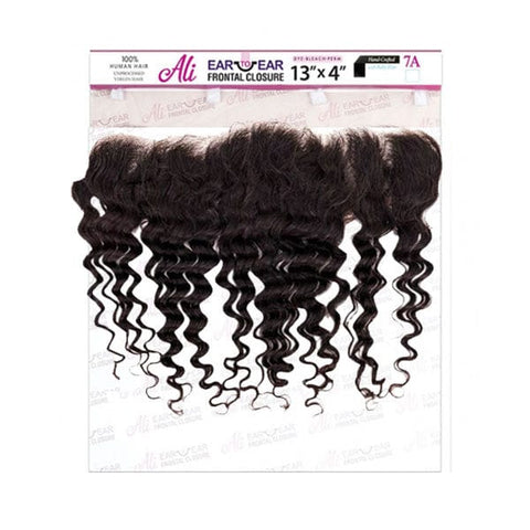 Chade 13X4 Frontal Lace Closure ALI 13X4 100% Virgin Human Hair Ear to Ear Frontal Closure -  NEW DEEP 10"-16"