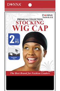 Donna Hair Accessories Donna - Premium Collection Stocking Wig Cap 2PCs - (C)