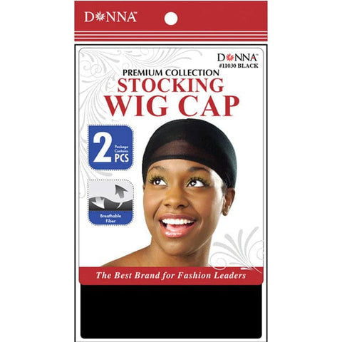 Donna Hair Accessories Donna - Premium Collection Stocking Wig Cap 2PCs - (C)