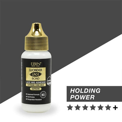 EBIN WONDER LACE BOND WATERPROOF ADHESIVE - SUPREME(BLACK) -1.15OZ - (C) - SoGoodBB.com
