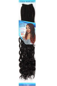 First Hair Trio Multi Locs Box Faux Goddess Braid -TML23 - SoGoodBB.com