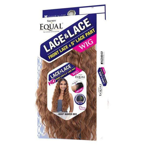 Freetress Ear-To-Ear Lace Wigs Freetress Equal Synthetic 5" Ear to Ear Front Lace Wig - DEEP WAVER 003