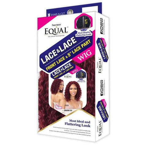 Freetress Ear-To-Ear Lace Wigs Freetress Equal Synthetic 5" Ear To Ear Lace Front Wig - CRUSH (S)