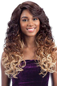 FREETRESS EQUAL LACE DEEP INVISIBLE L PART LACE FRONT WIG - GLOW BLOSSOM - Unbeatable - SoGoodBB.com