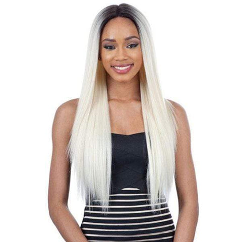 Freetress Equal Lace & Lace Synthetic Hair 6 inch Deep Center Part Lace Wig - MATTIE - Unbeatable - SoGoodBB.com