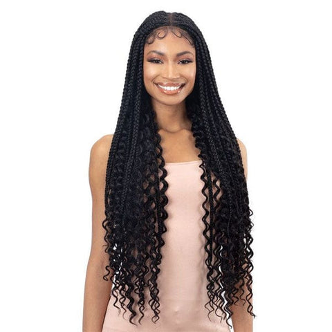 Freetress Equal Synthetic Freedom Part Braided Lace Front Wig - KNOTLESS BOHO BOX - SoGoodBB.com