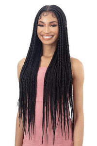 Freetress Equal Synthetic Freedom Part Braided Lace Front Wig - KNOTLESS BOX BRAID - SoGoodBB.com