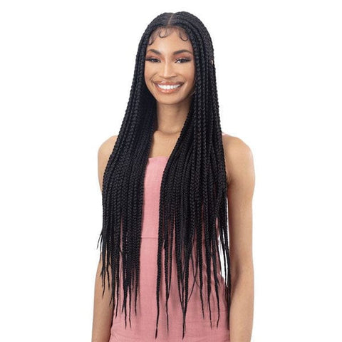 Freetress Equal Synthetic Freedom Part Braided Lace Front Wig - KNOTLESS BOX BRAID - SoGoodBB.com