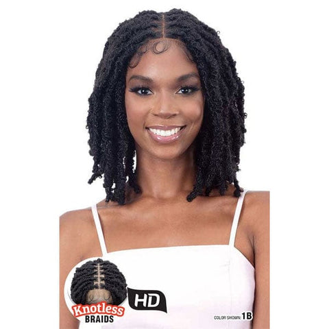 Freetress Equal Synthetic Freedom Part Braided Lace Front Wig - KNOTLESS BUTTERFLY LOC - Unbeatable - SoGoodBB.com