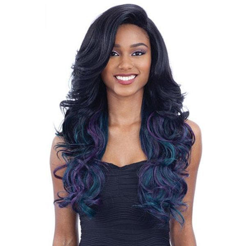 Freetress Equal Synthetic Hair 5 Inch Lace Part Volume Bang Wig - VINA - SoGoodBB.com