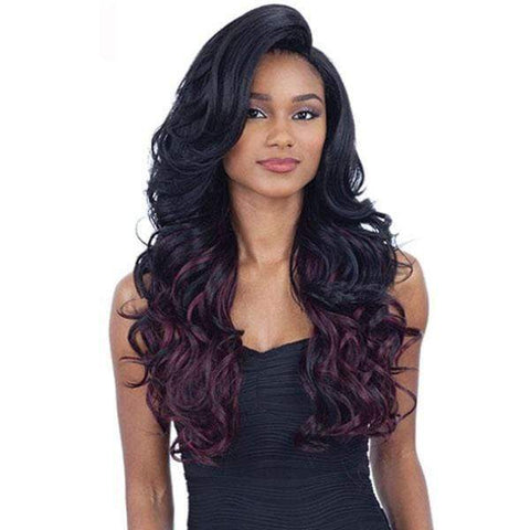 Freetress Equal Synthetic Hair 5 Inch Lace Part Volume Bang Wig - VINA - SoGoodBB.com