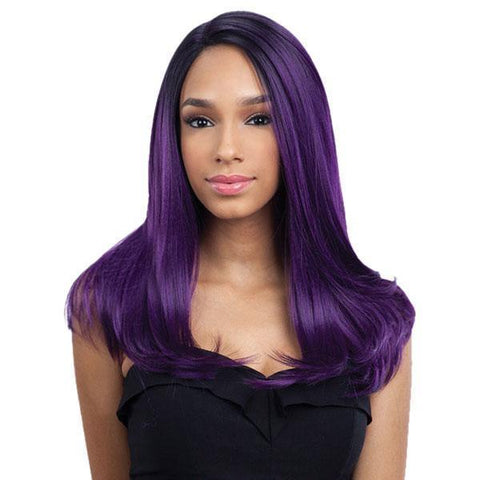 Freetress Equal Synthetic Hair Lace Deep Invisible L Part Lace Front Wig - JUSTICE - SoGoodBB.com