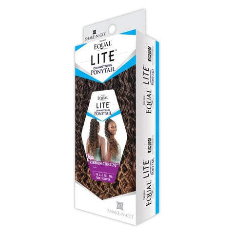 Freetress Equal Synthetic Lite Drawstring Ponytail - RIBBON CURL 28" - SoGoodBB.com