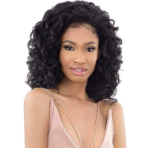 Freetress Equal Synthetic Natural Me Drawstring Fullcap Half Wig - NATURAL ROD SET 2 - SoGoodBB.com