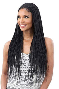 Freetress Equal Synthetic Premium Braid Lace Wig - LONG BOX BRAIDS - SoGoodBB.com