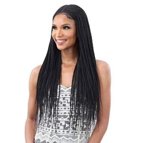 Freetress Equal Synthetic Premium Braid Lace Wig - LONG BOX BRAIDS - SoGoodBB.com